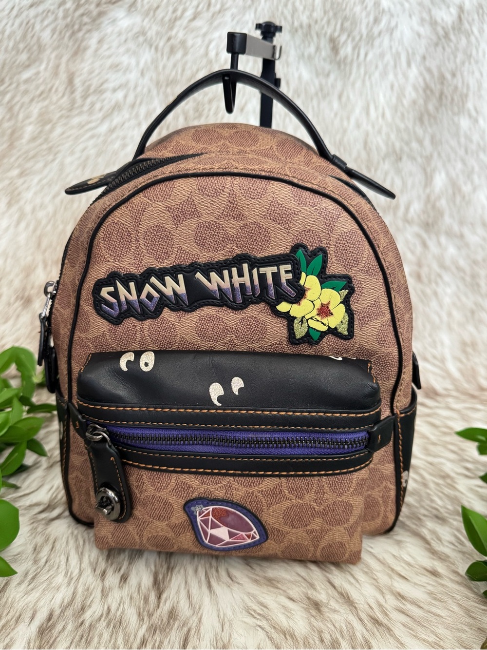 Coach x Disney A Dark Fairy Tale Snow White Campus Mini Backpack